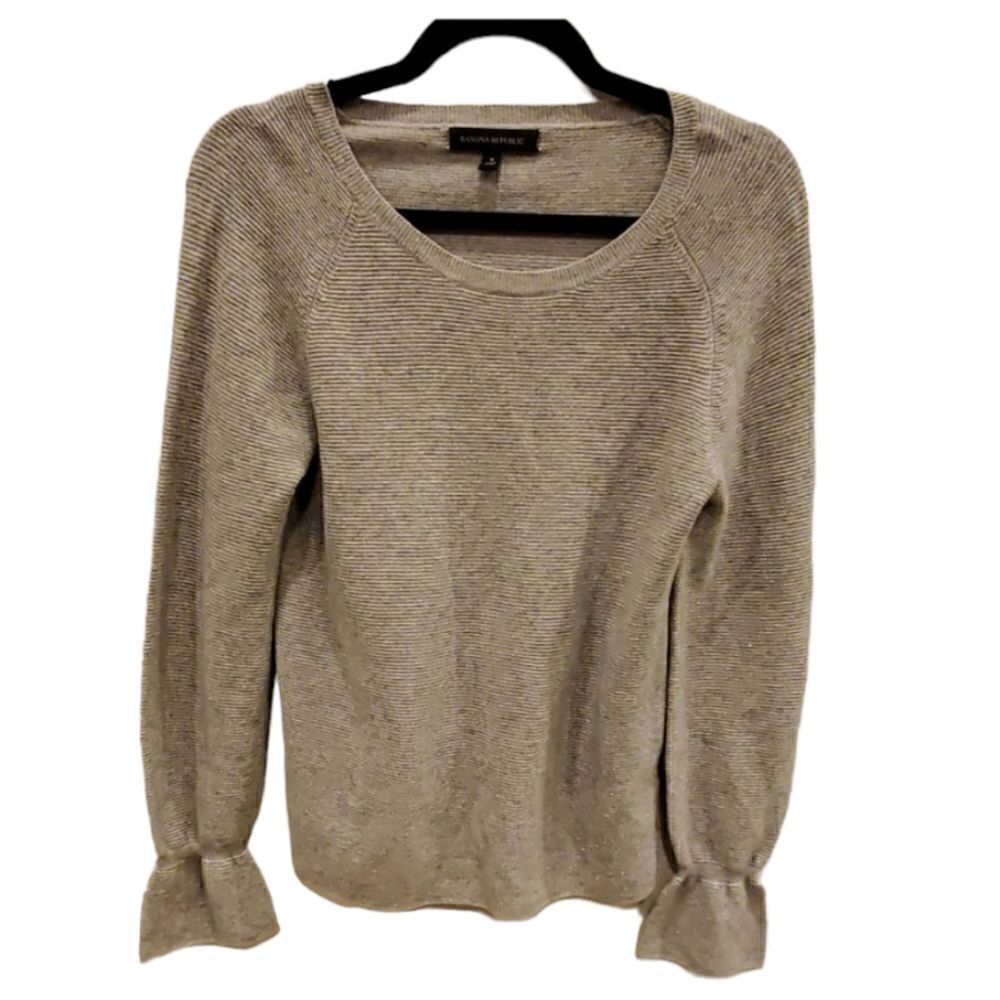 BANANA REPUBLIC Gray Sweater - Size Small
